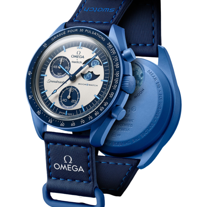 Omega x Swatch Speedmaster MoonSwatch “Mission to the Blue Moonphase”